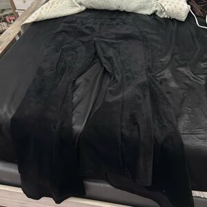 black velvet soft pants